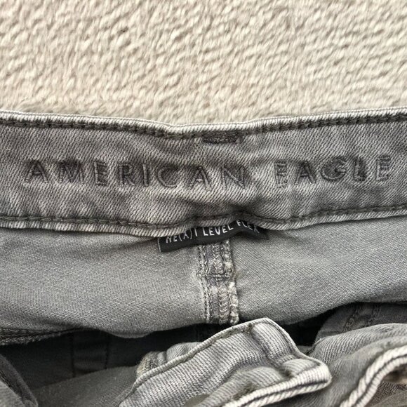 American Eagle Men's Jeans 28x28 Gray Next Level Flex Skinny - Picture 9 of 16